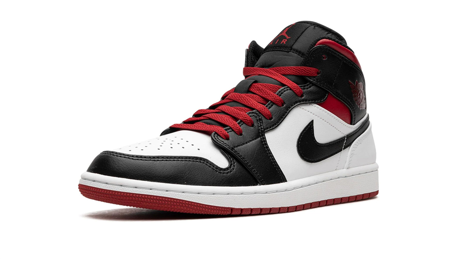 Air Jordan 1 Mid "Gym Red Black Toe" - Image 3