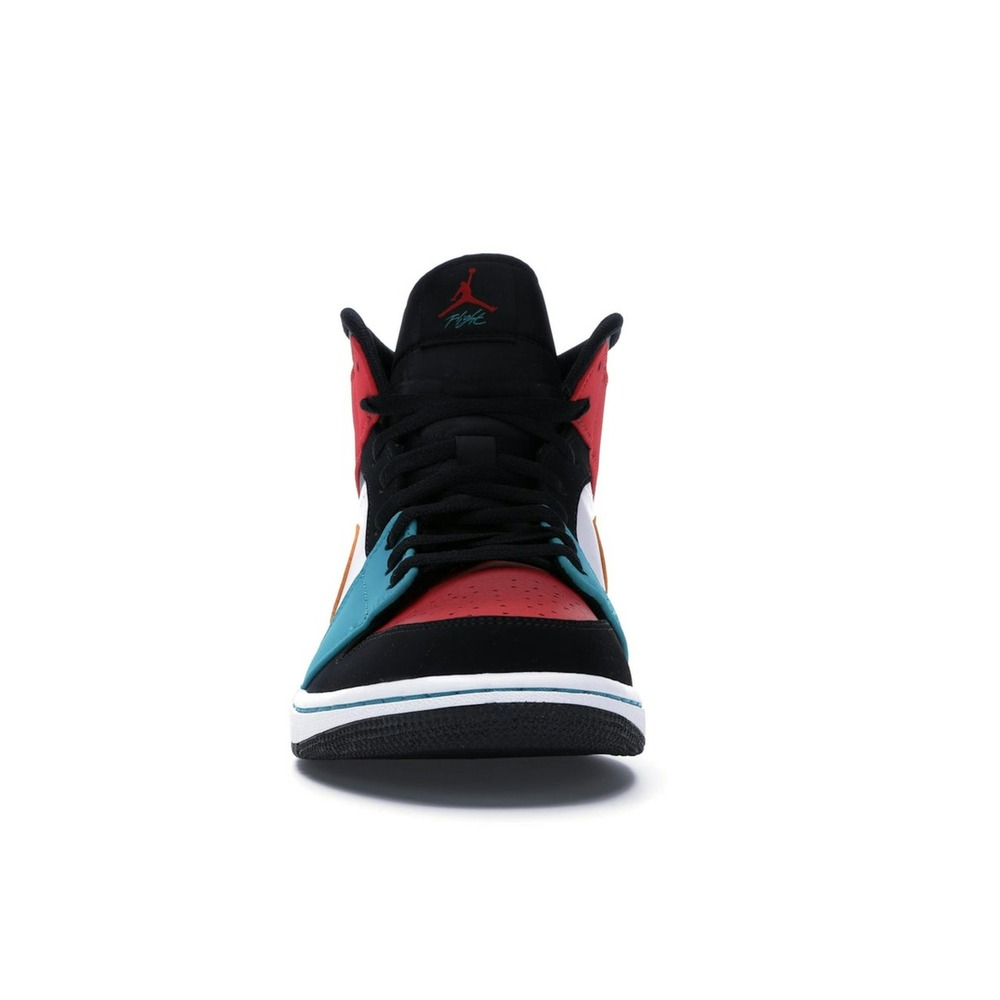Air Jordan 1 Mid Multi-Color Shoes | 640735-125 - Image 2