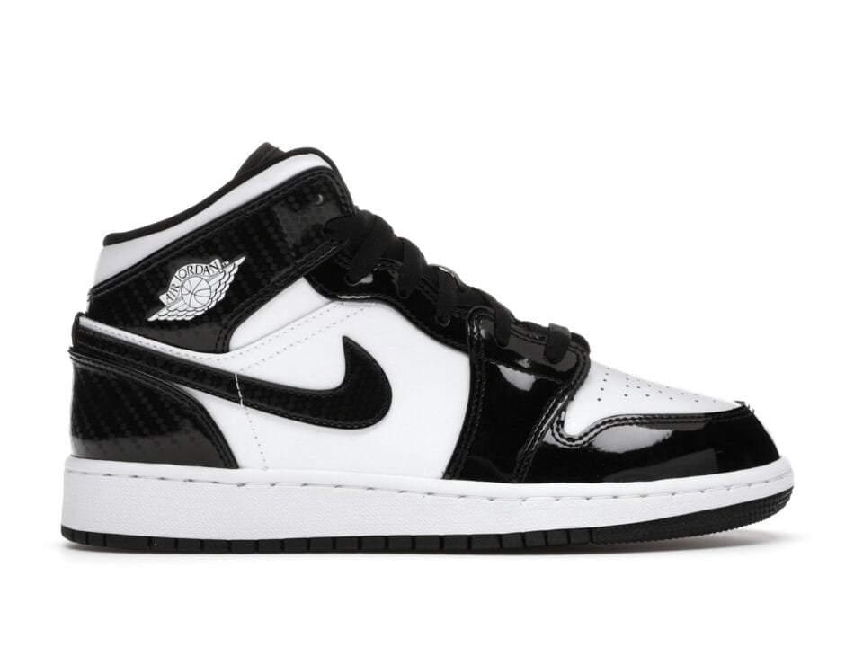 Air Jordan 1 Mid SE All-Star Carbon Fiber (GS) Black/White Sneaker Style DD2192-001