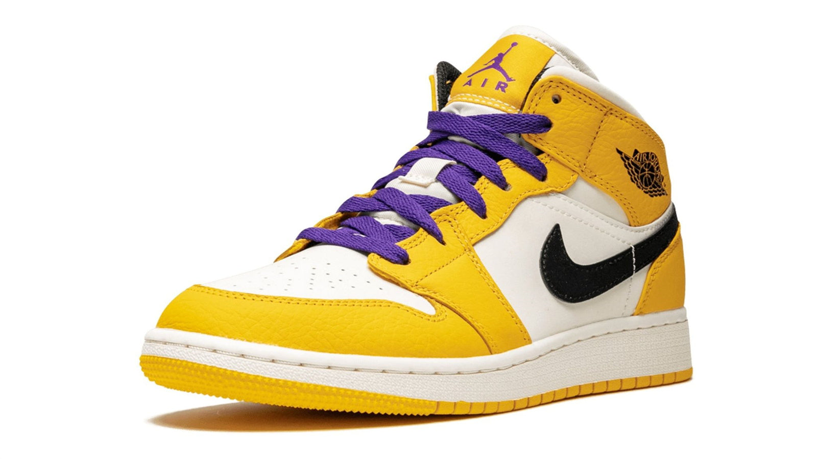Air Jordan 1 Mid SE "Lakers" - Image 3