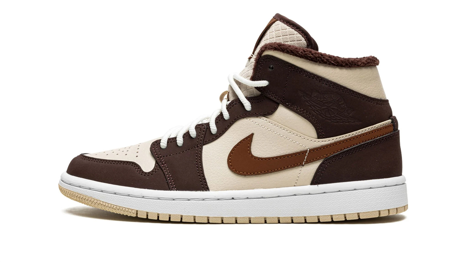 AIR JORDAN 1 MID SE WMNS "Brown Basalt Fleece" - Image 2