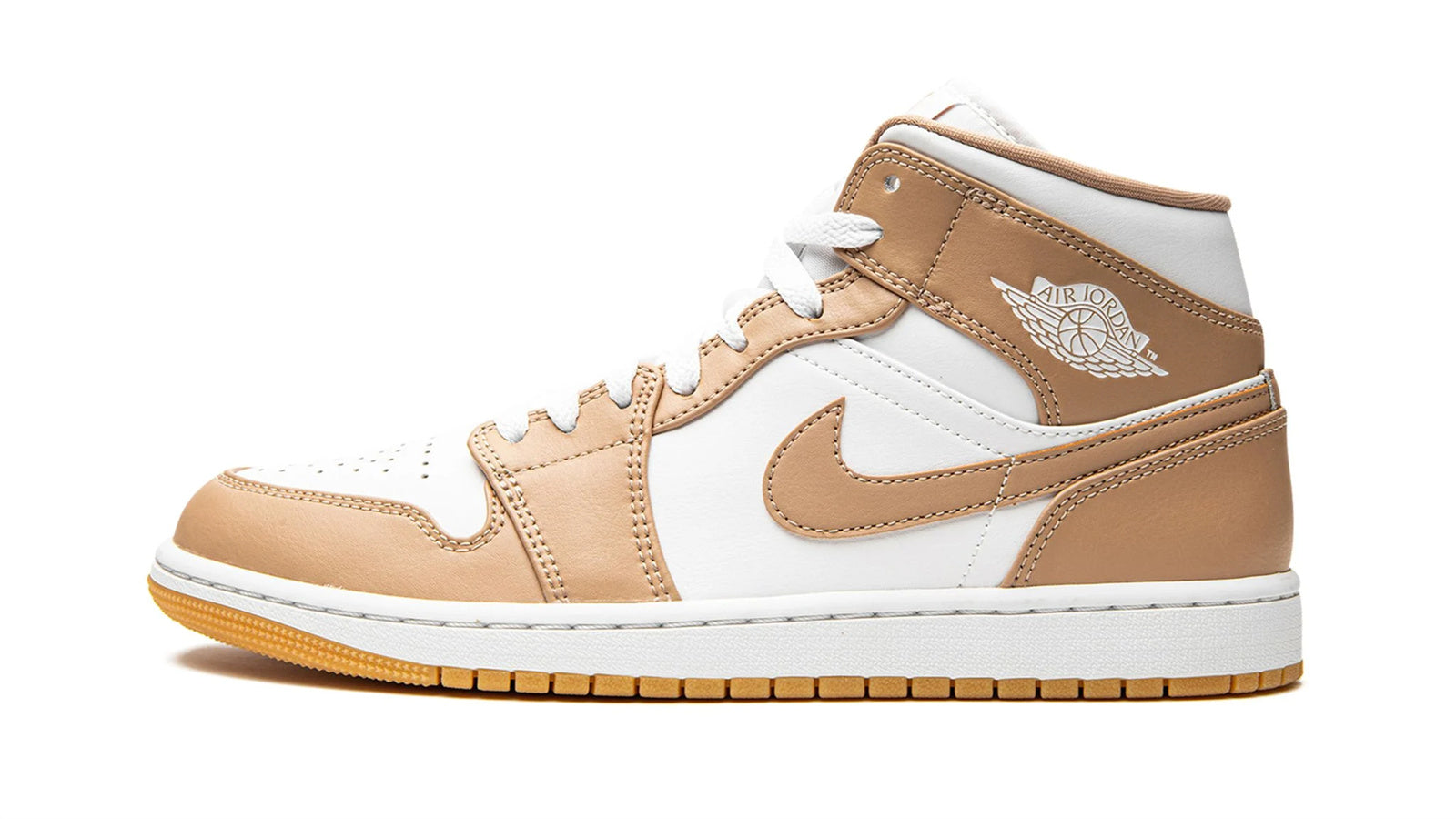 Air Jordan 1 Mid "Tan / Gum" - Image 4