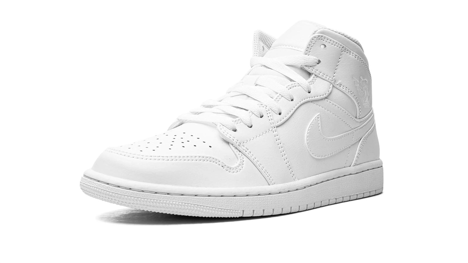 Air Jordan 1 Mid "Triple White" - Image 2
