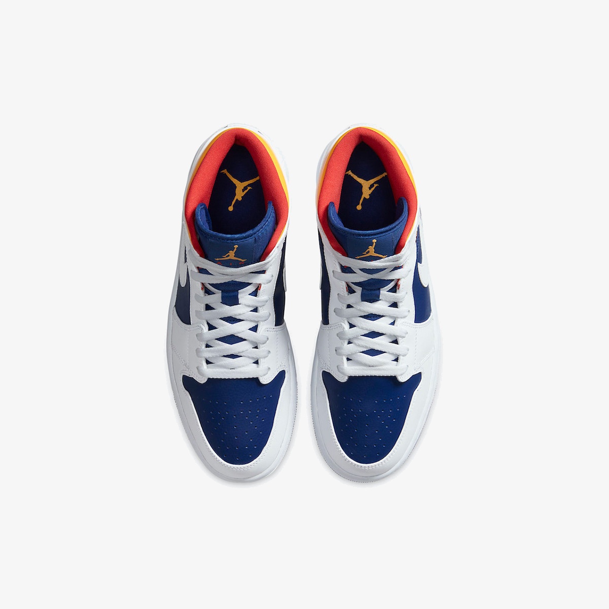Air Jordan 1 Mid 'White Deep Royal Blue' - Image 4