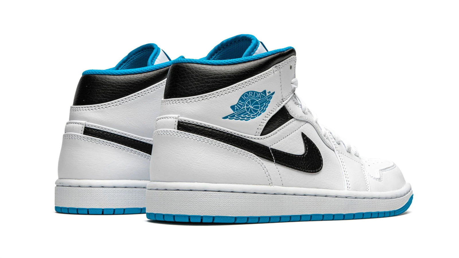 Air Jordan 1 Mid "White / Laser Blue" - Image 5