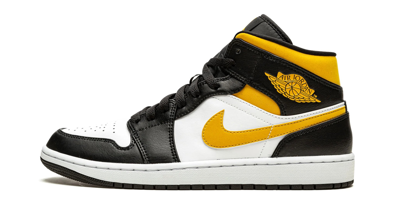 Air Jordan 1 Mid "White / Pollen / Black" - Image 3