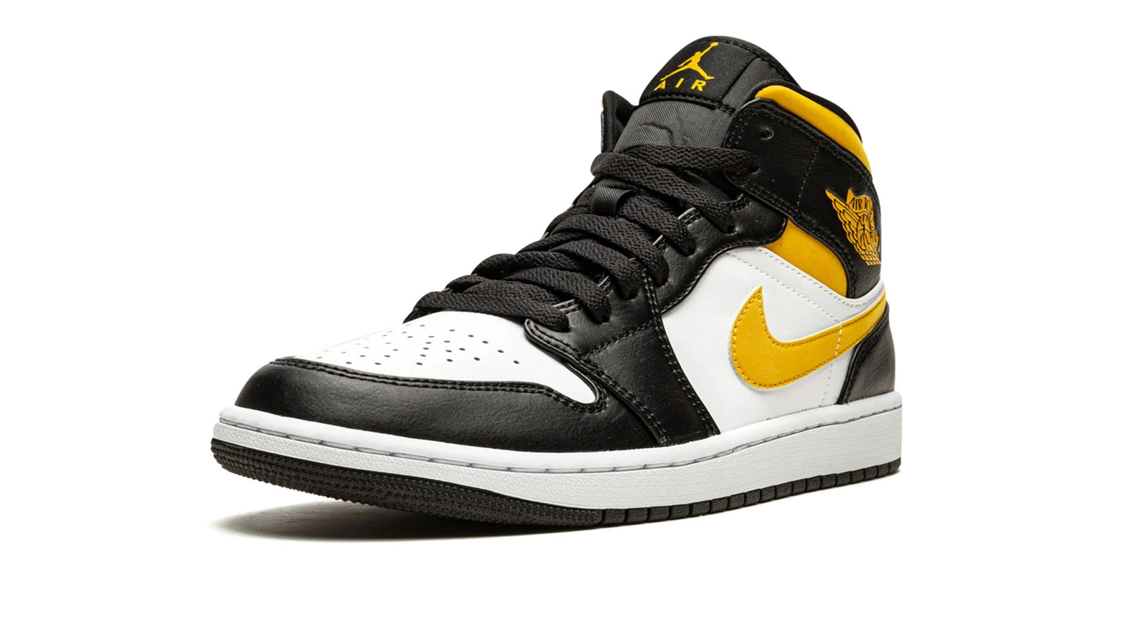 Air Jordan 1 Mid "White / Pollen / Black" - Image 4