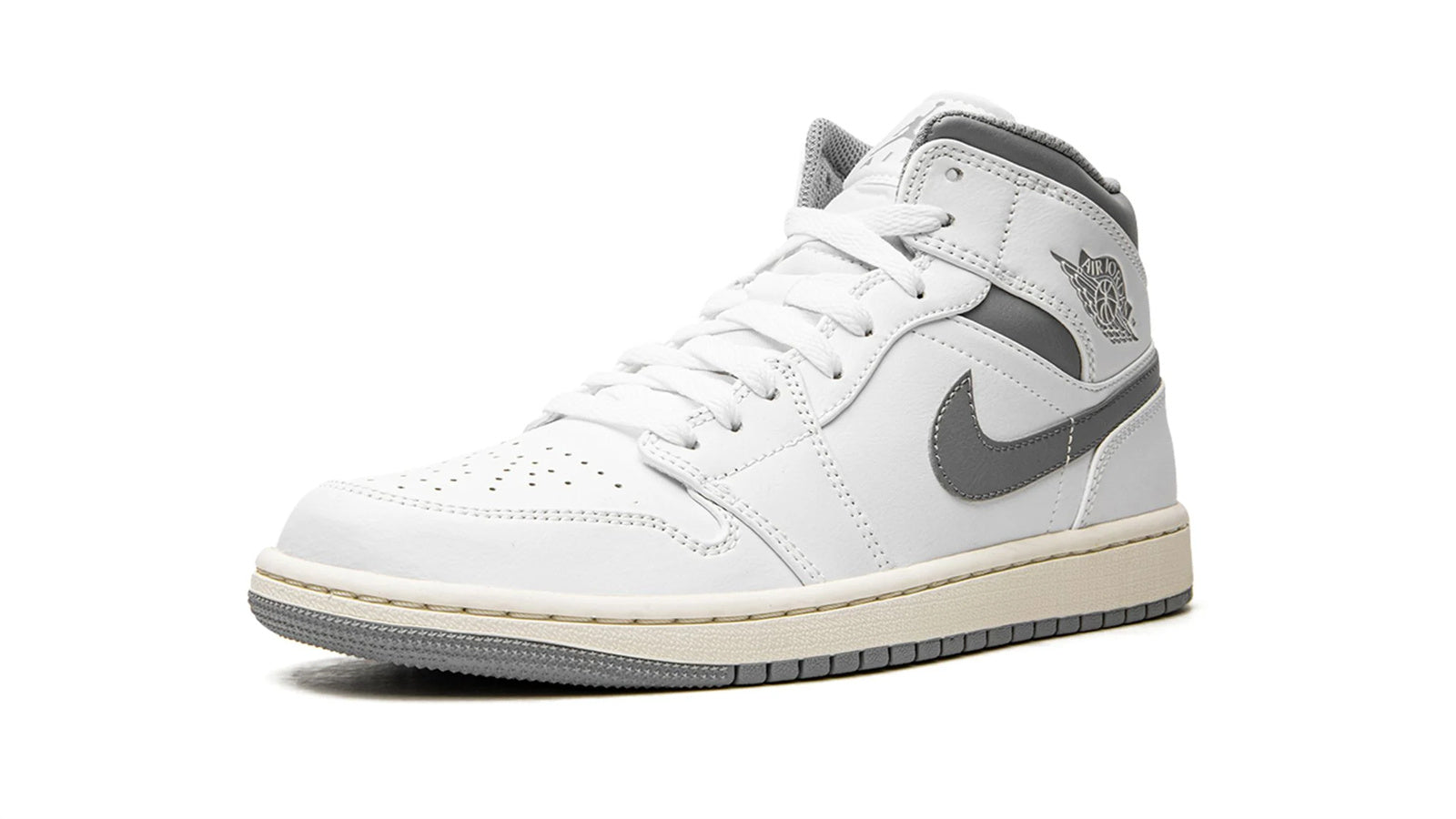 Air Jordan 1 Mid "White / Stealth Grey" - Image 3