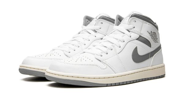 Air Jordan 1 Mid "White / Stealth Grey" - Image 2