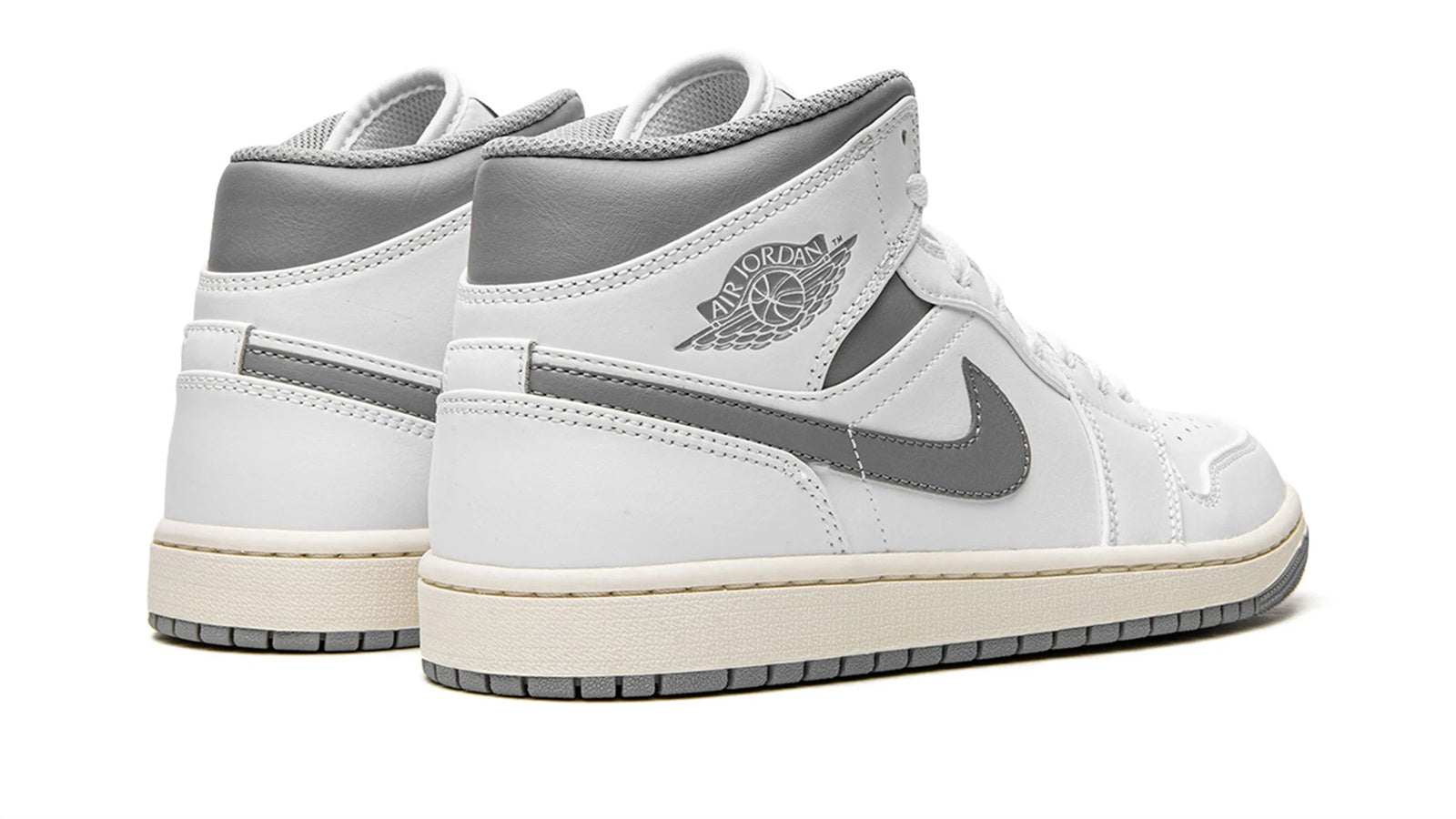Air Jordan 1 Mid "White / Stealth Grey" - Image 4