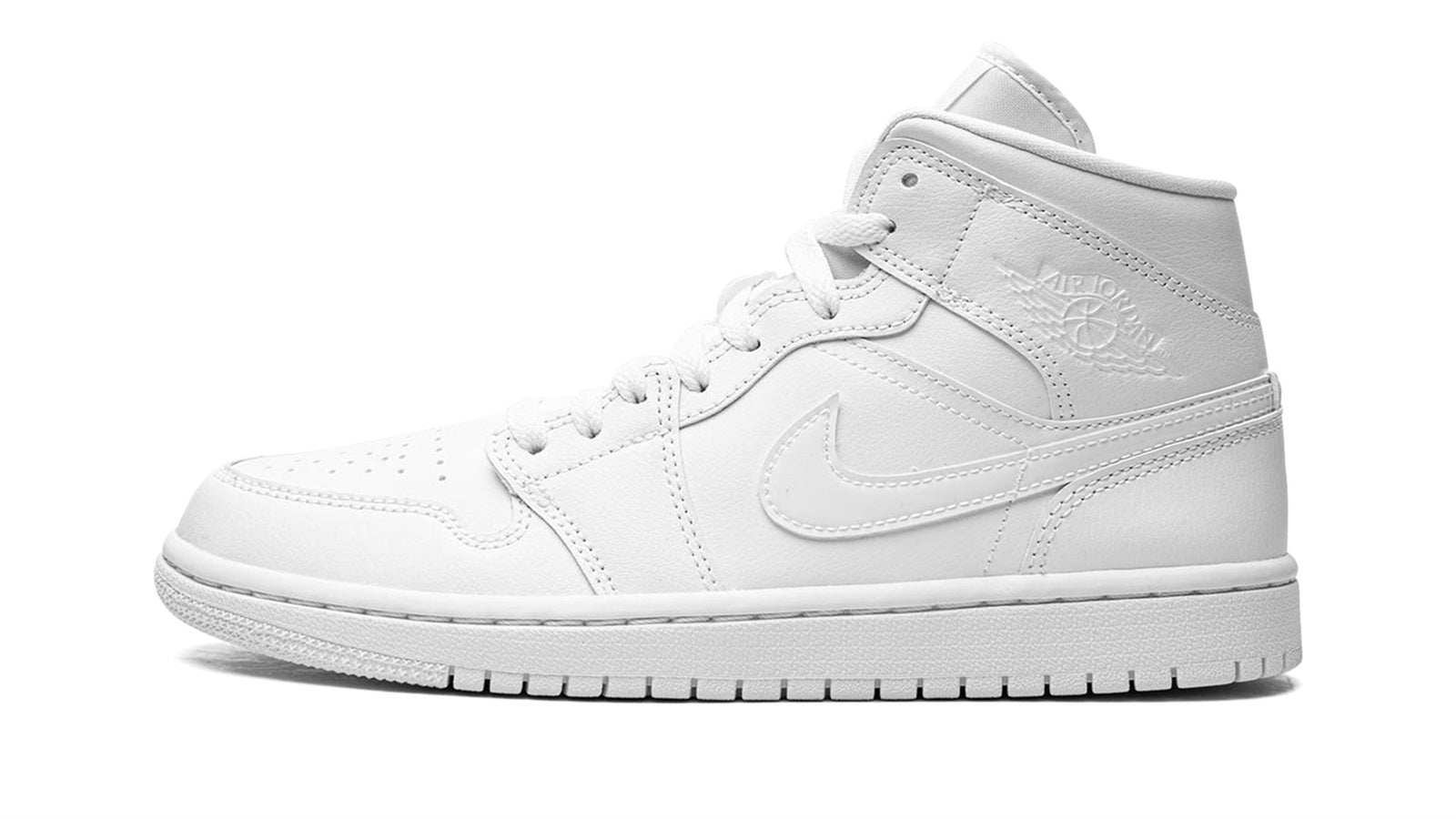 AIR JORDAN 1 MID WMNS "Triple White 2022" - Image 3