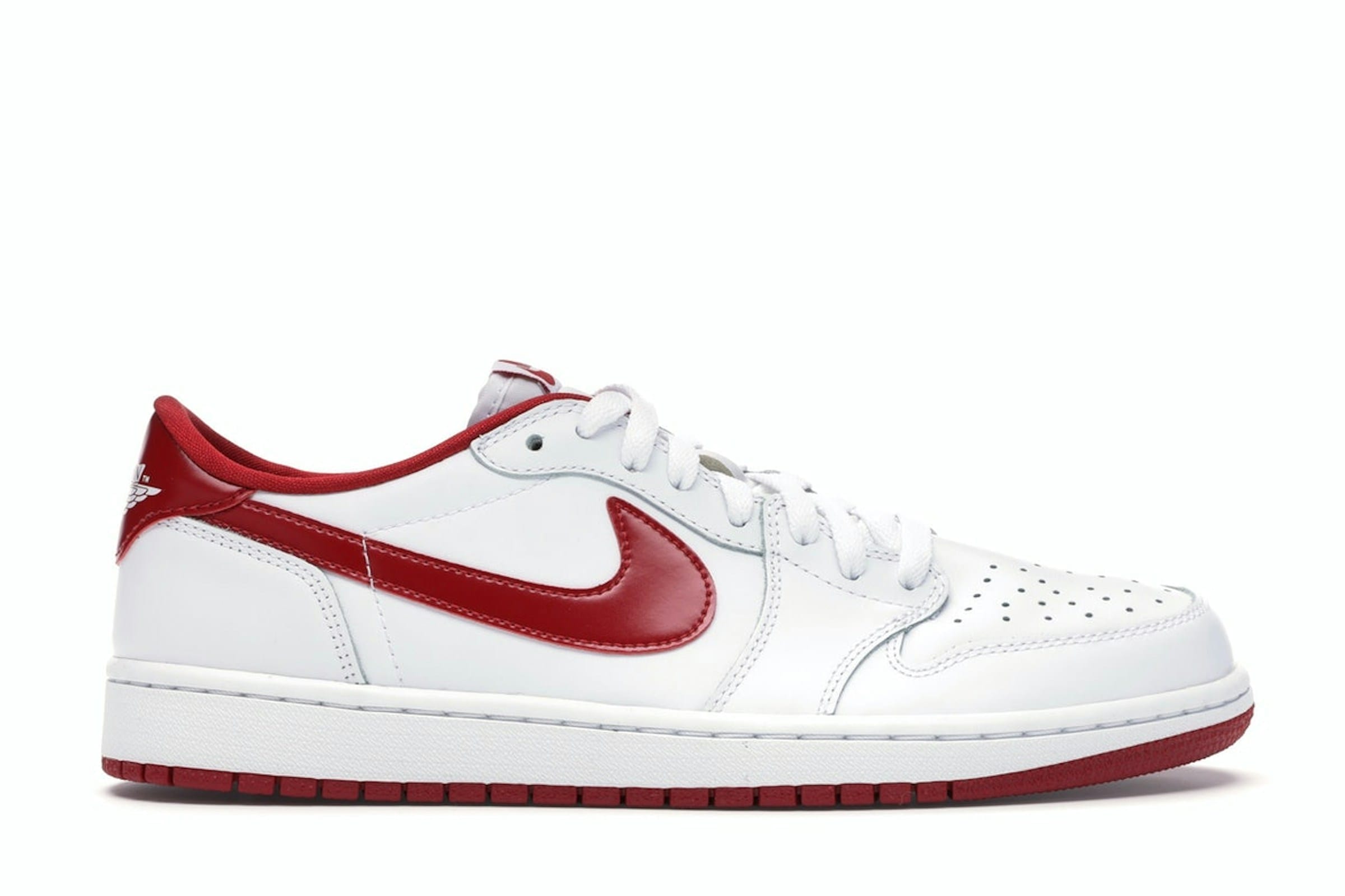 Air Jordan 1 Retro Low OG Varsity Red Sneaker Style 705329-101 - Image 2