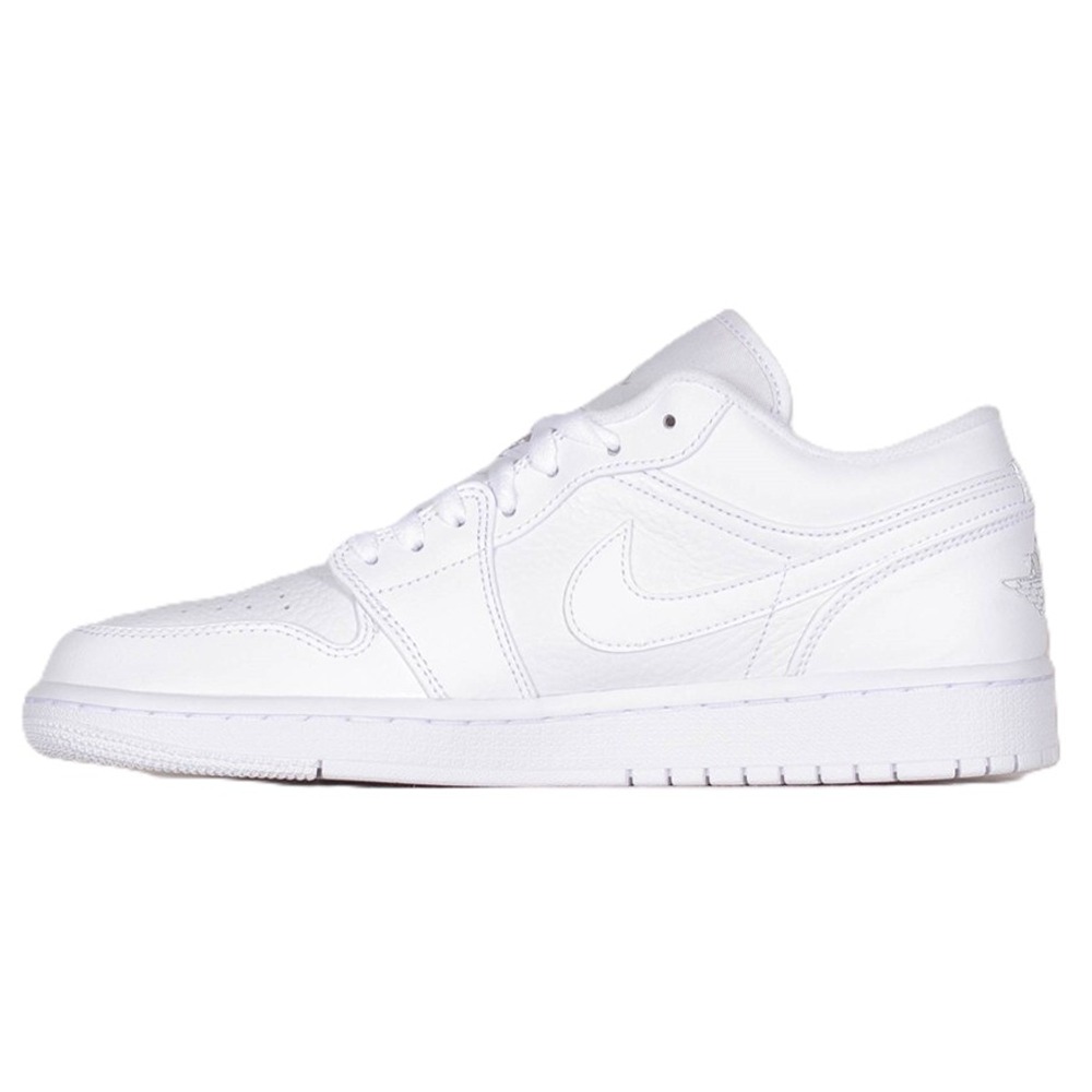 Air Jordan 1 Retro Low Pure Platinum Shoes | 553558-170 - Image 2
