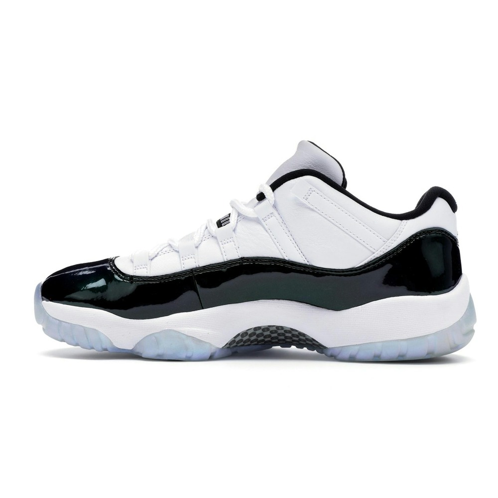 Air Jordan 11 Retro Low Emerald Shoes | 505835-145 - Image 3