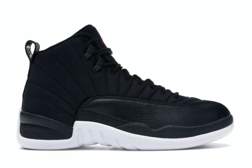 Air Jordan 12 Retro Nylon - Black/Gym Red/White Sneaker Style 130690-004