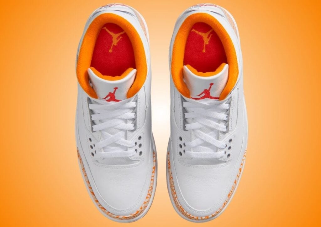Air Jordan 3 Retro WMNS Orange Citrus CK9246-101 - Image 3