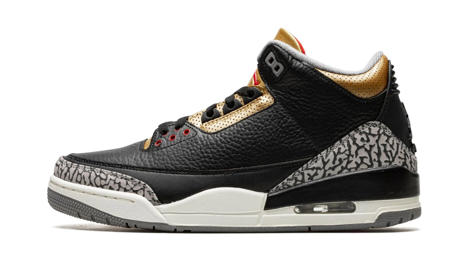 AIR JORDAN 3 WMNS "Black Cement Gold" - Image 3