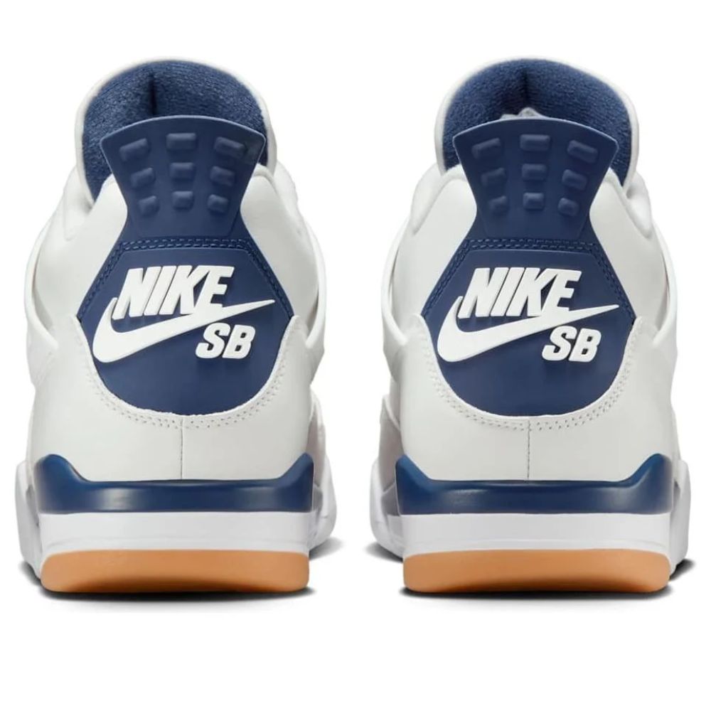 Air Jordan 4 Retro SB 'White Navy' Shoes | DR5415-100 - Image 5