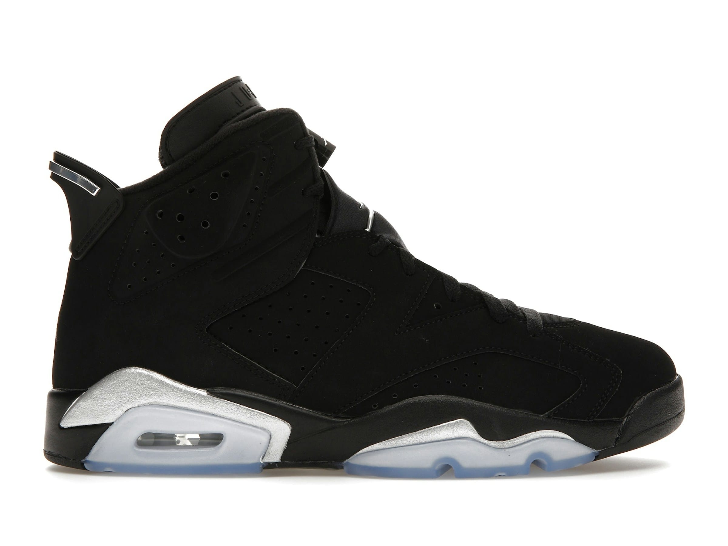 Air Jordan 6 Retro Chrome - DX2836-001 - Black/Metallic Silver - Image 2