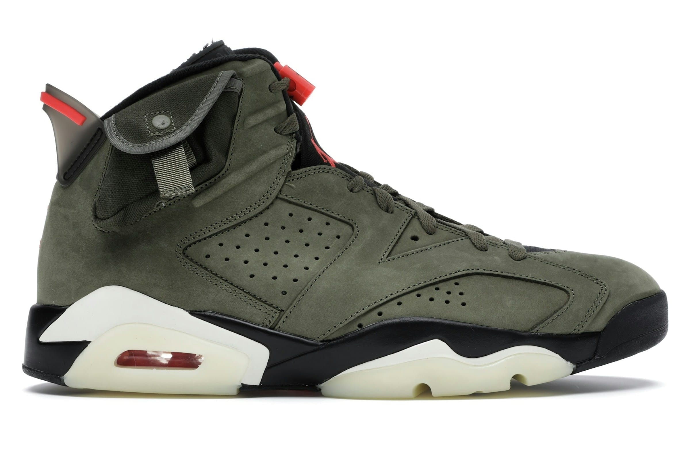 Air Jordan 6 Retro Olive collab Travis Scott Sneakers - CN1084-200 - Image 2
