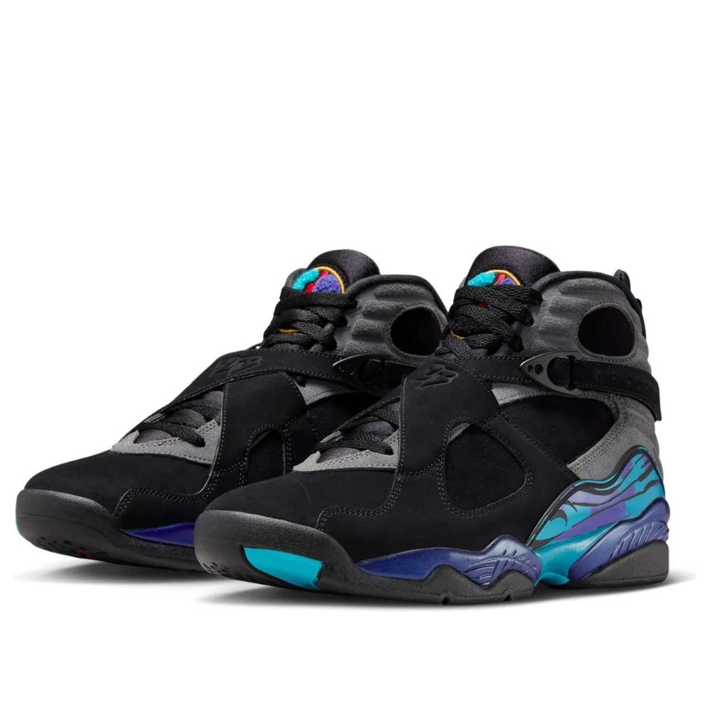 Air Jordan 8 Retro 'Aqua' 2025 Sneakers - 305381-006 - Image 3