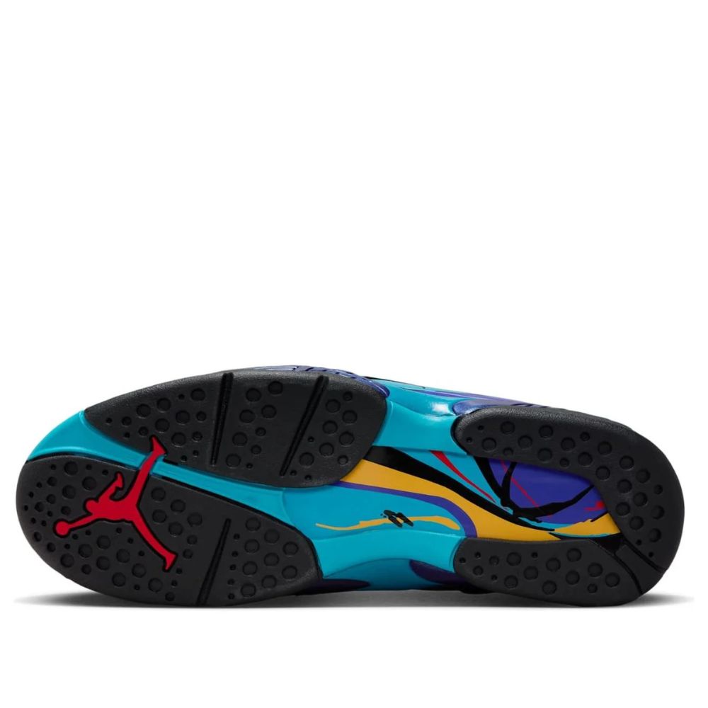 Air Jordan 8 Retro 'Aqua' 2025 Sneakers - 305381-006 - Image 6