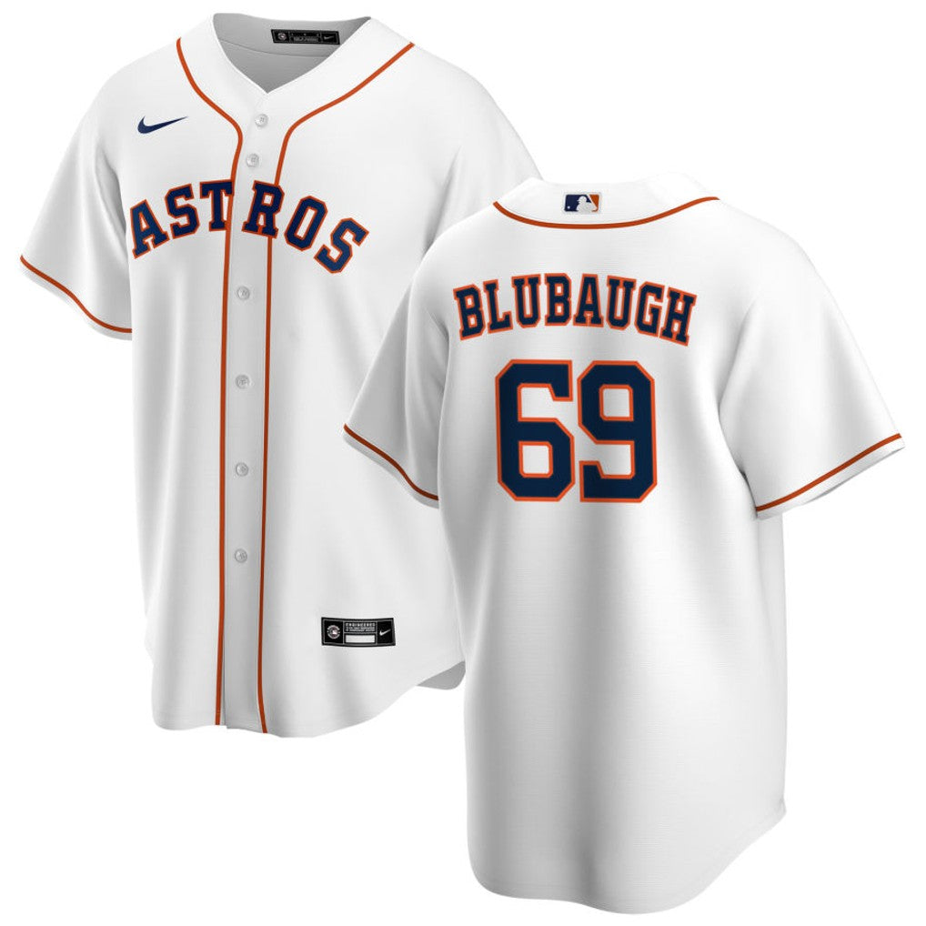 AJ Blubaugh Houston Astros 2026 Home Jersey - White