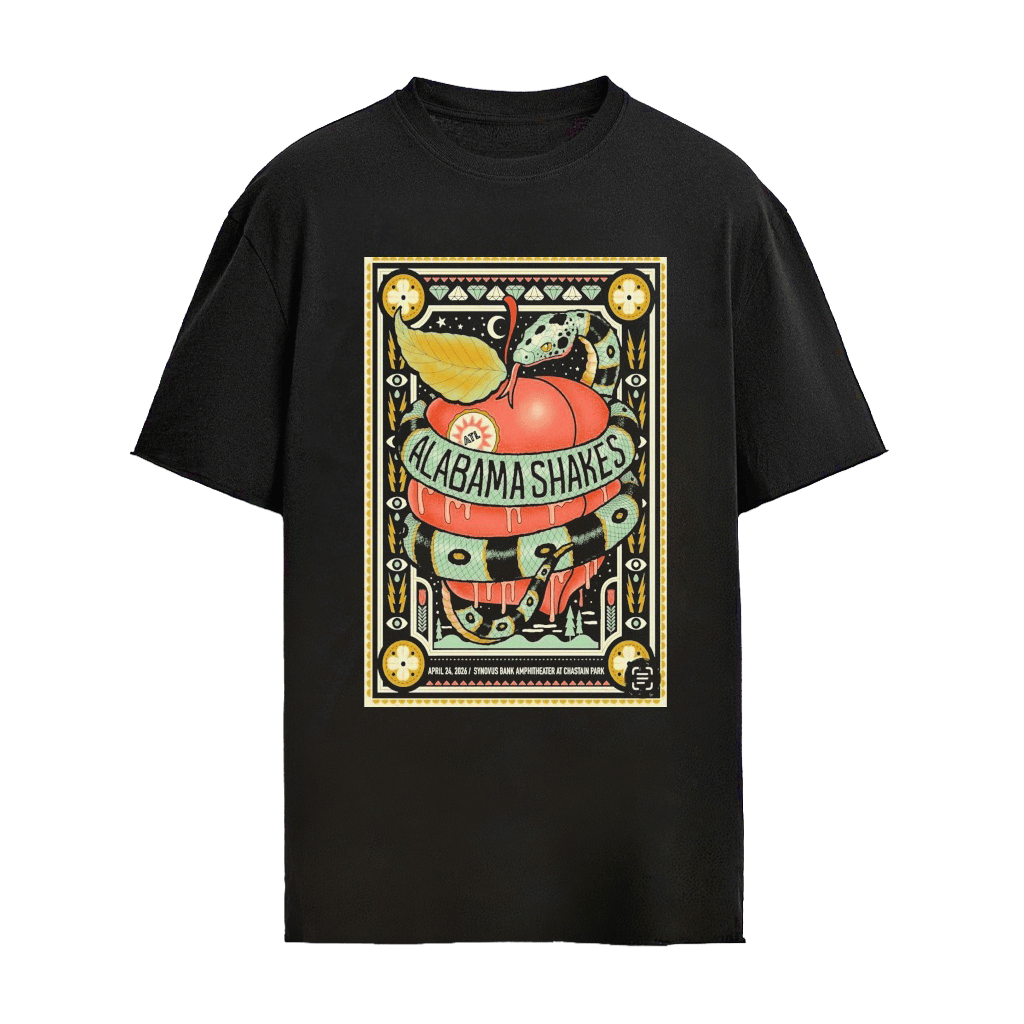 Alabama Shakes Apr 24 2026 Synovus Bank Amphitheater At Chastain Park Atlanta, Ga T-shirt