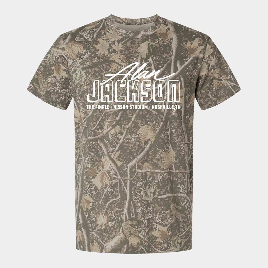 Alan Jackson Merch 2026 AJ The Finale Deadwood Camo T-Shirt Gift For Country Music Lovers