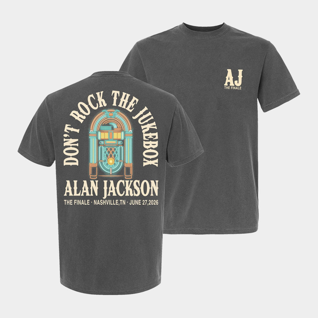 Alan Jackson Merch 2026 Don't Rock The Jukebox T-Shirt AJ Finale Merch Gift For Country Fans