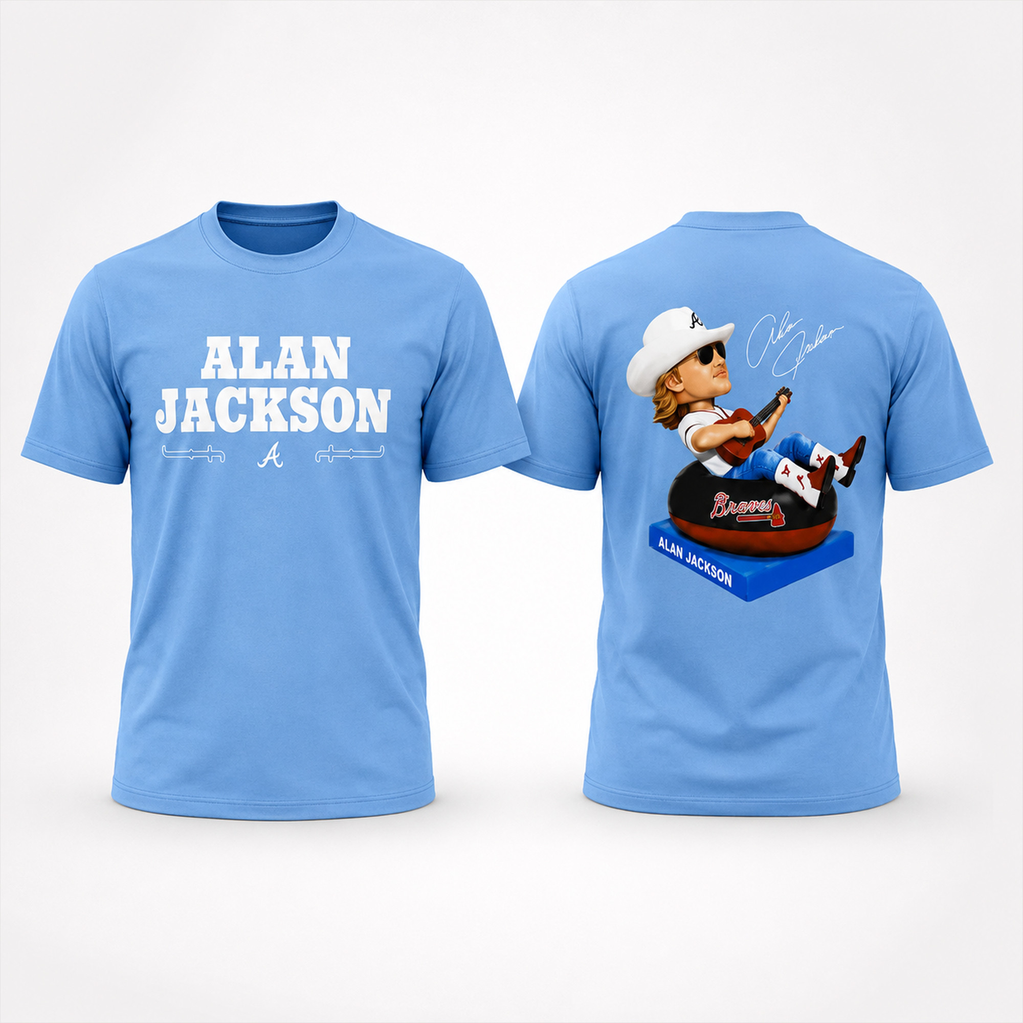 Alan Jackson X Atlanta Braves Shirt Alan Jackson Tour Merch Gift For Music Lovers