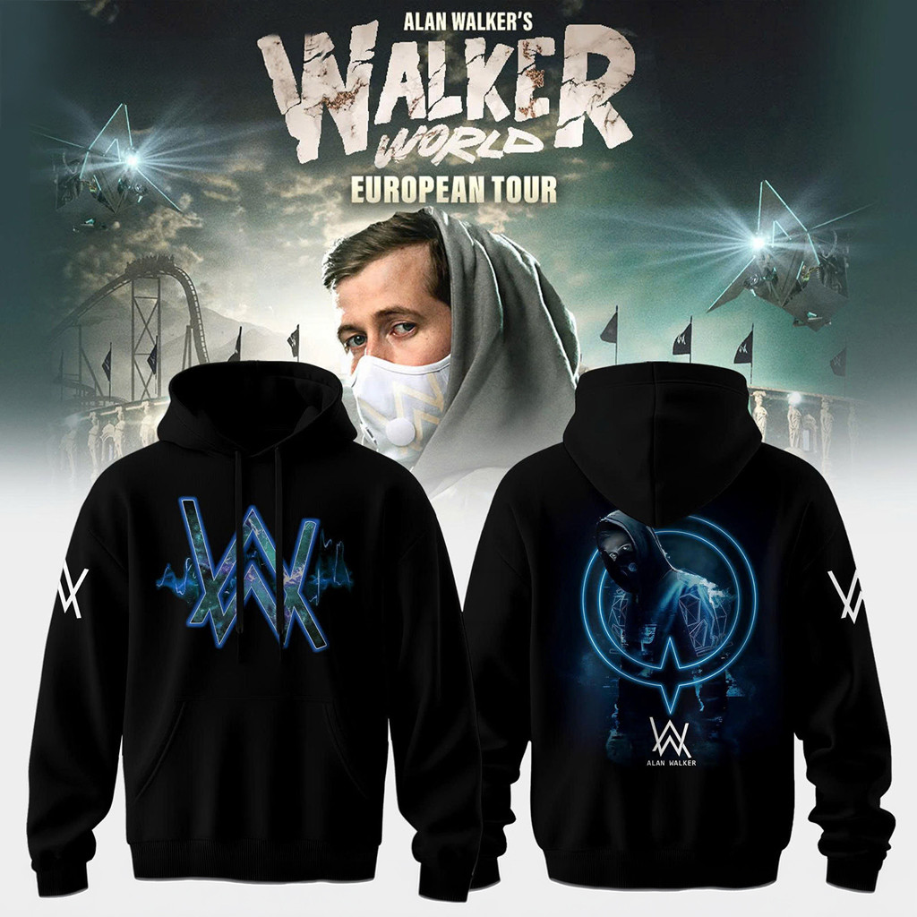 Alan Walker Walkerworld Europe Tour 2026 Hoodie Alan Walker Merch Gifts For Fans