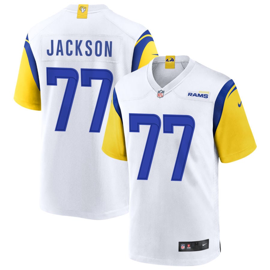 Alaric Jackson Los Angeles Rams 2025 Alternate Jersey - White
