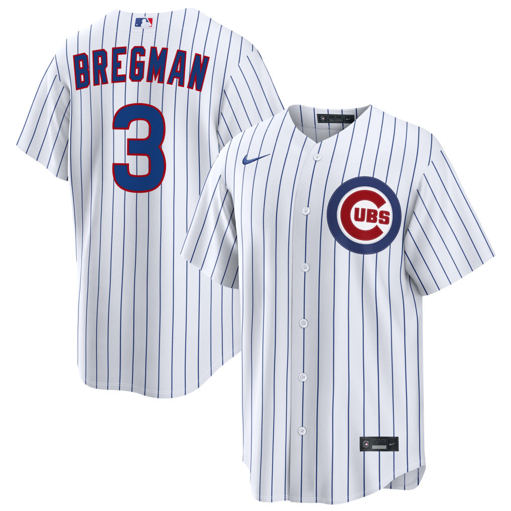Alex Bregman Chicago Cubs 2026 Home Jersey - White