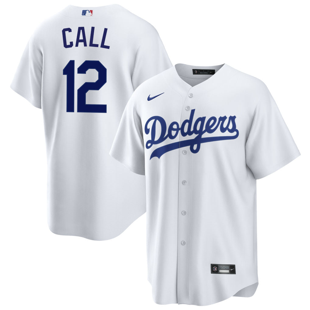 Alex Call Los Angeles Dodgers 2026 Home Jersey - White