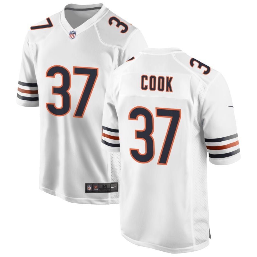 Alex Cook Chicago Bears 2025 Game Jersey - White