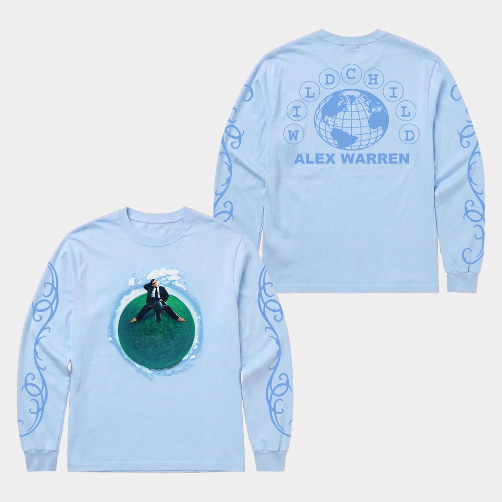 Alex Warren Merch 2026 Wildchild Globe Long Sleeve Shirt Unique Gifts For Music Lovers