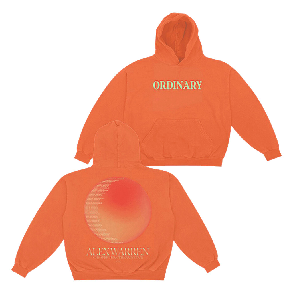 Alex Warren Merch Ordinary Hoodie Che Aper Than Therapy Tour Merch Gifts For Sister Merch Apparel
