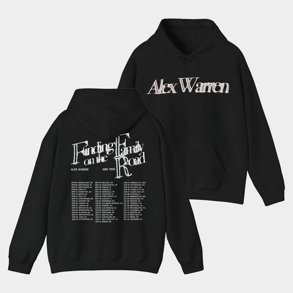 Alex Warren Tour Merch 2026 FFOTR Tour Dates Hoodie Gift Ideas For Music Lovers