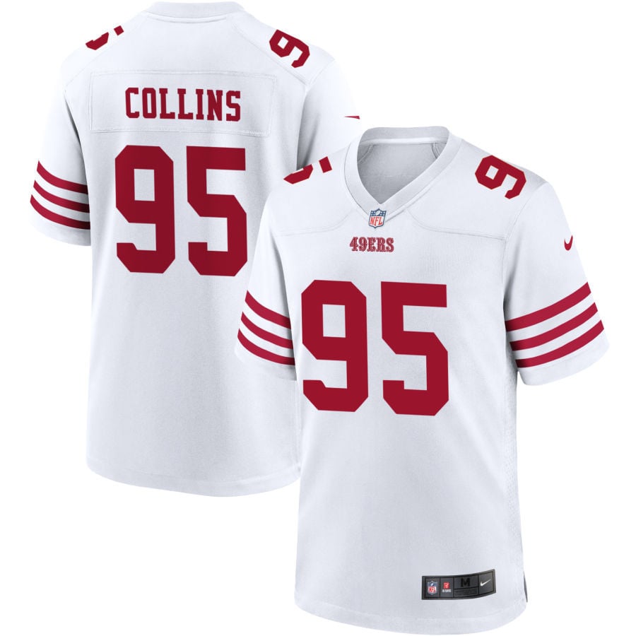 Alfred Collins San Francisco 49ers 2025 Game Player Jersey - White
