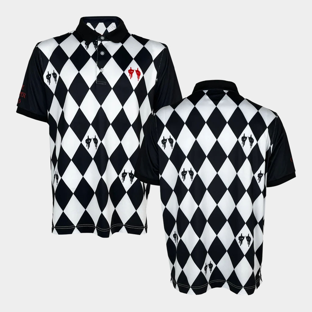 Alice Cooper Merch 2026 The Cooper Club Checker Polo Shirt Gift Ideas For Him
