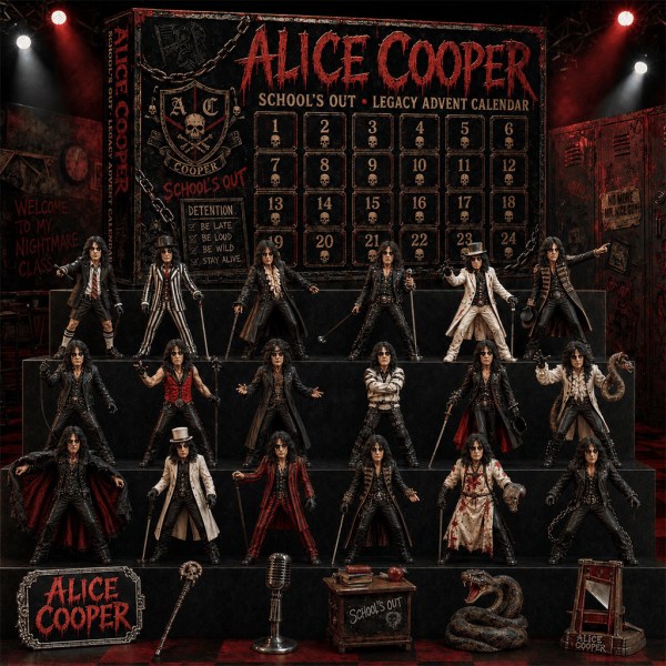 Alice Cooper School's Out Legacy Halloween Advent Calendar 2026 Alice Cooper Merch Fan Gifts - Image 2
