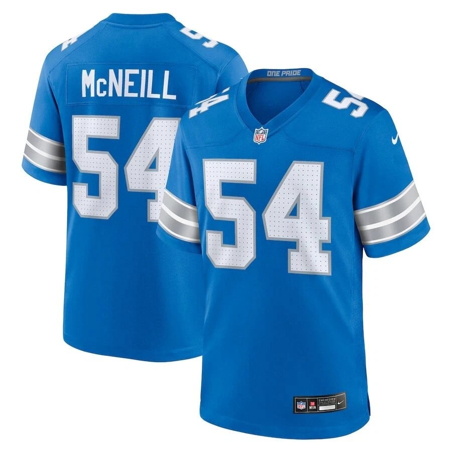 Alim McNeill Detroit Lions 2025 Player Game Jersey - Blue