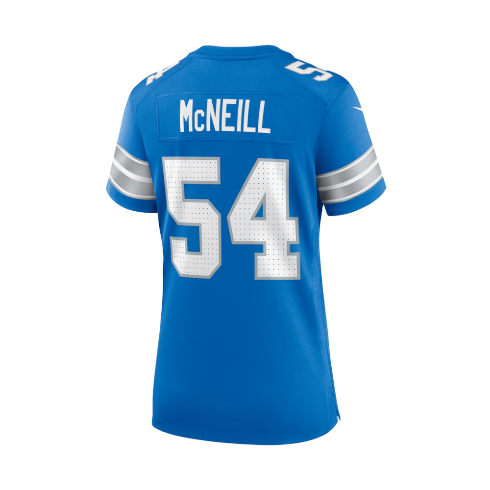 Alim McNeill Detroit Lions 2025 Pro Bowl Patch Game Jersey - Blue - Image 2