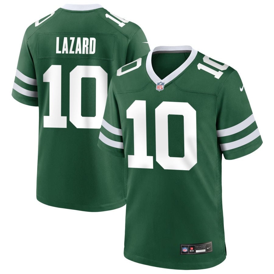 Allen Lazard New York Jets 2025 Game Jersey - Legacy Green