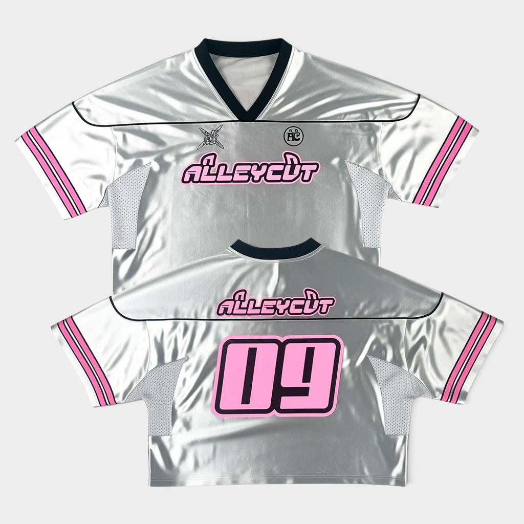 ALLEYCVT Merch 2026 Silver Cropped Jersey Birthday Gifts For Sisters