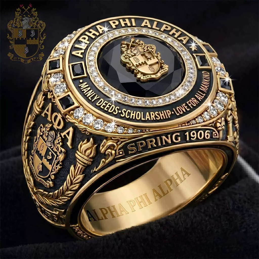 Alpha Phi Alpha Spring 1906 Championship Ring Alpha Phi Alpha Fraternity Merch Gifts For Dad