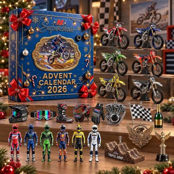 AMA Supercross 2026 Racing Miniature Advent Calendar Christmas Gift For Brothers - Image 2