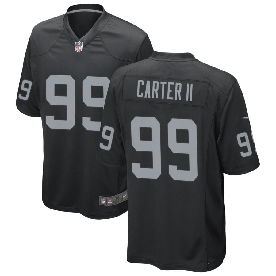 Andre Carter II Las Vegas Raiders 2025 Game Jersey - Black