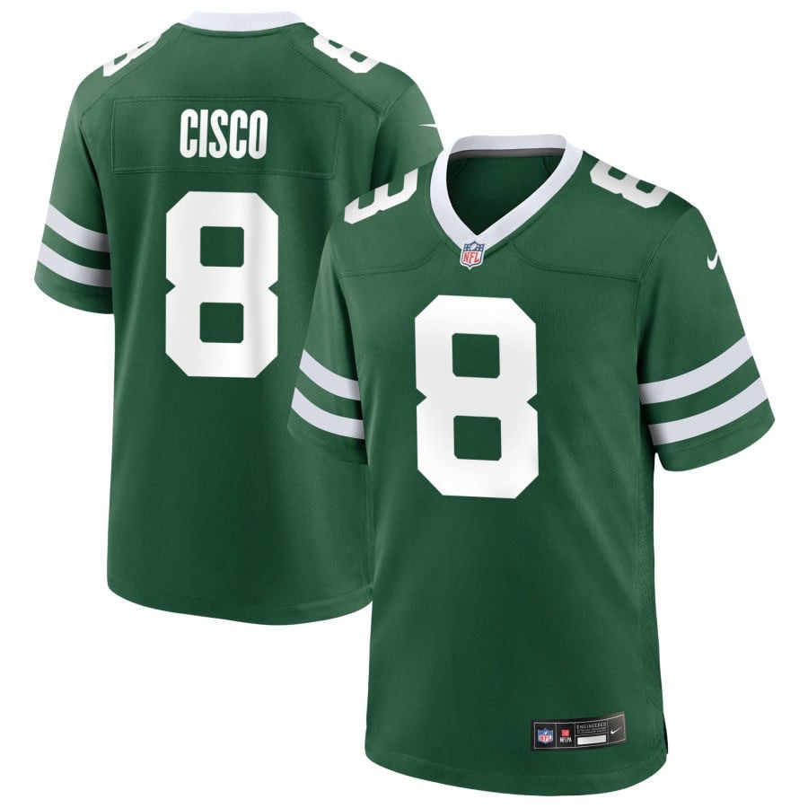 Andre Cisco New York Jets 2025 Game Jersey - Legacy Green